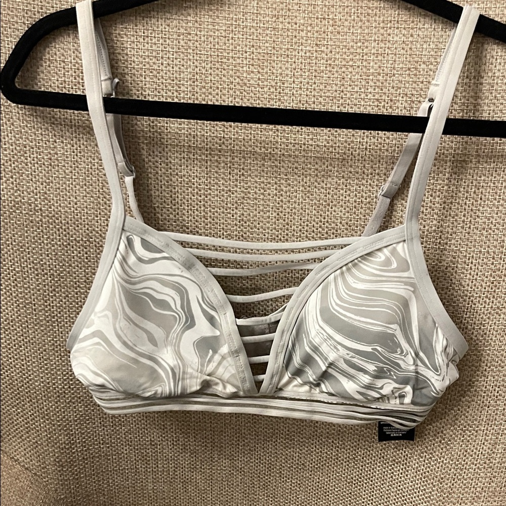 PINK Victoria's Secret Gray Marble Bralette